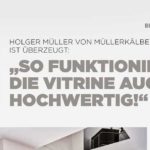 So funktioniert die Vitrine auch hochwertig!