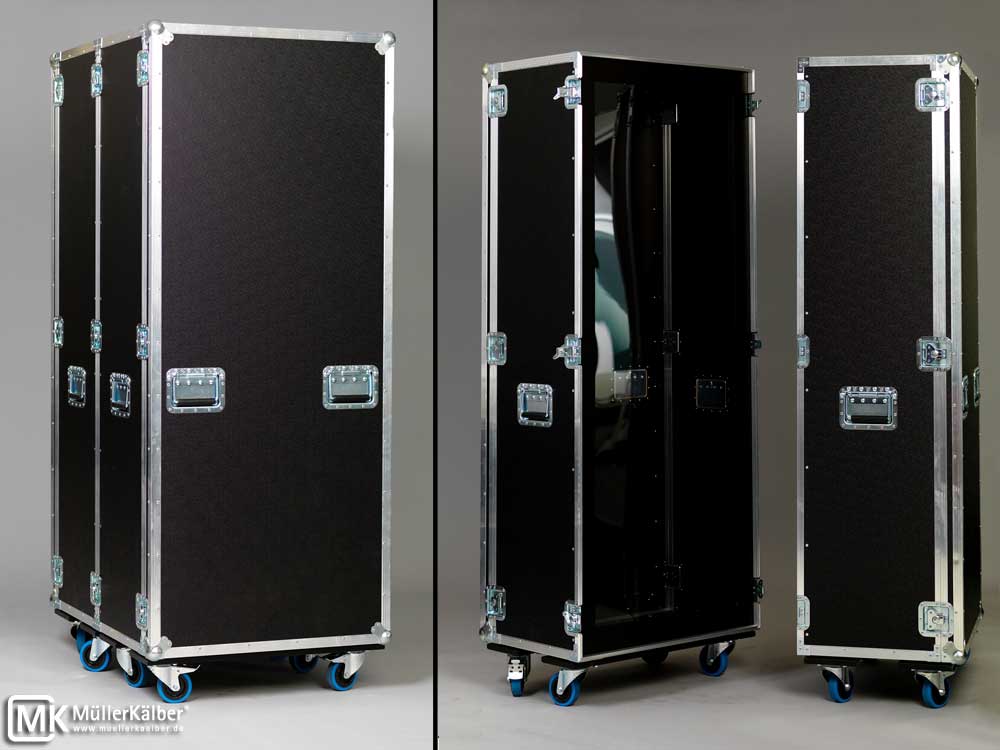 Vitrine aus Flightcase