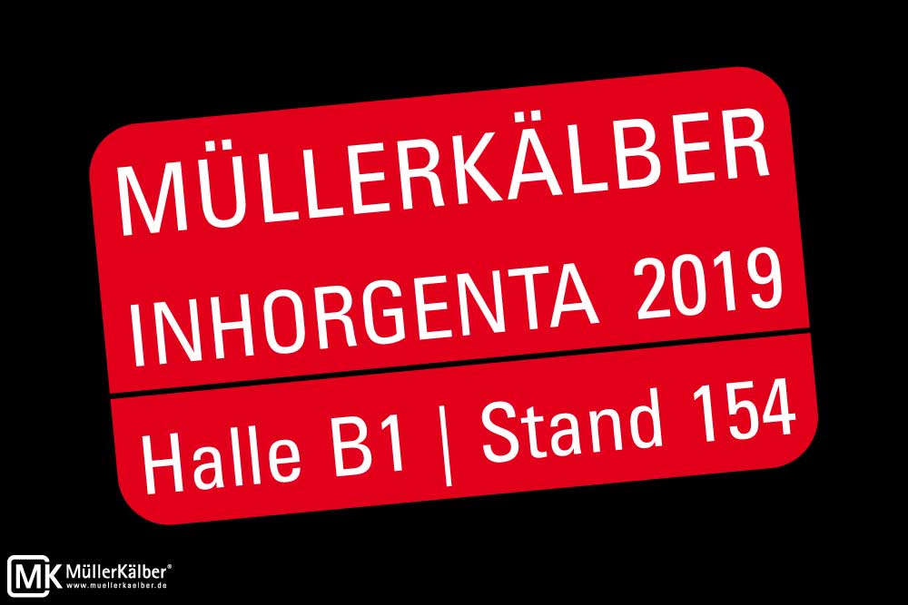 MüllerKälber auf der Inhorgenta 2019, Halle B1, Stand 154