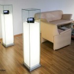 Vitrine mit Innensockel, Step Over